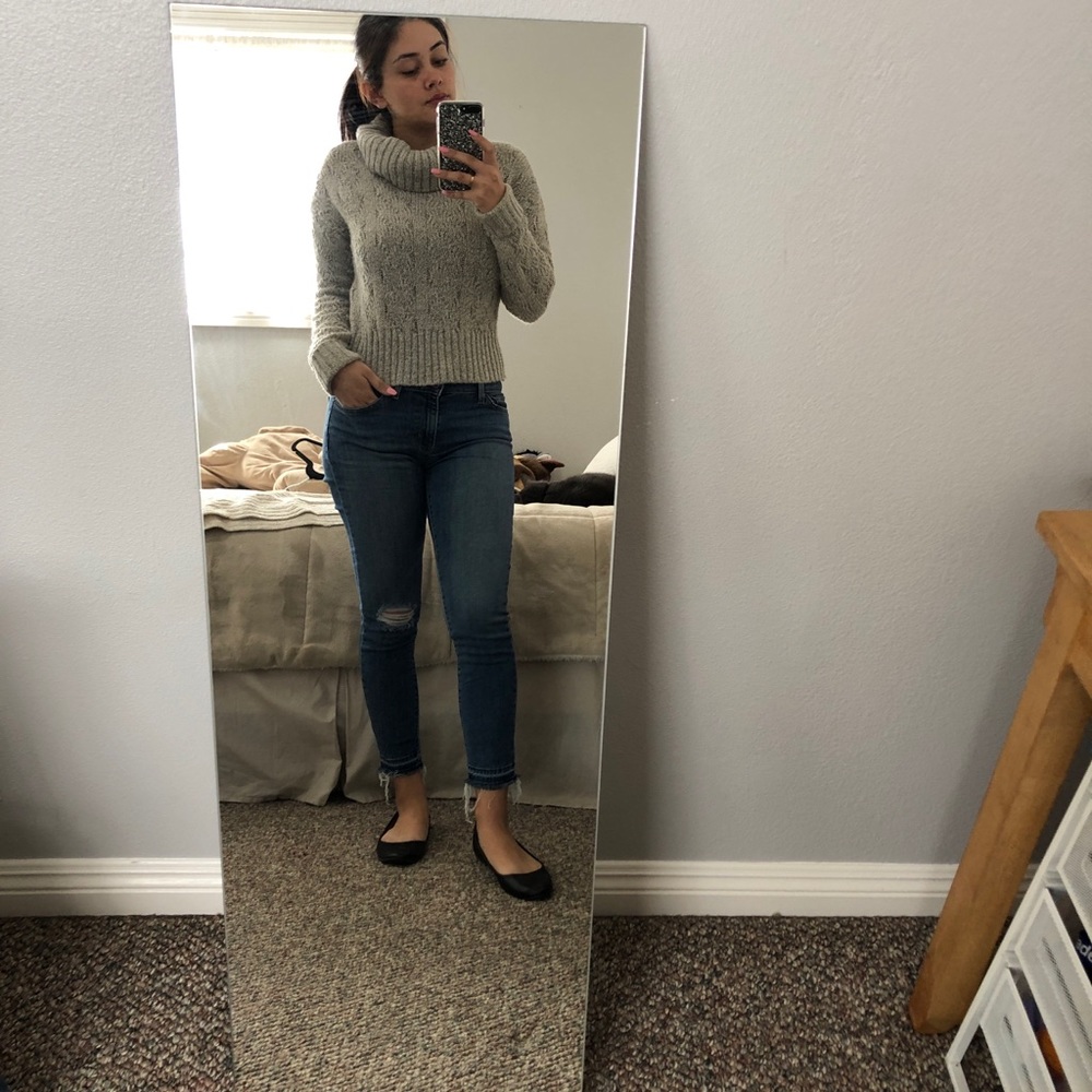 Chunky wool turtleneck sweater